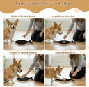 Dog Nail Scratch Board with Treat Drawer for Front Paw Nails